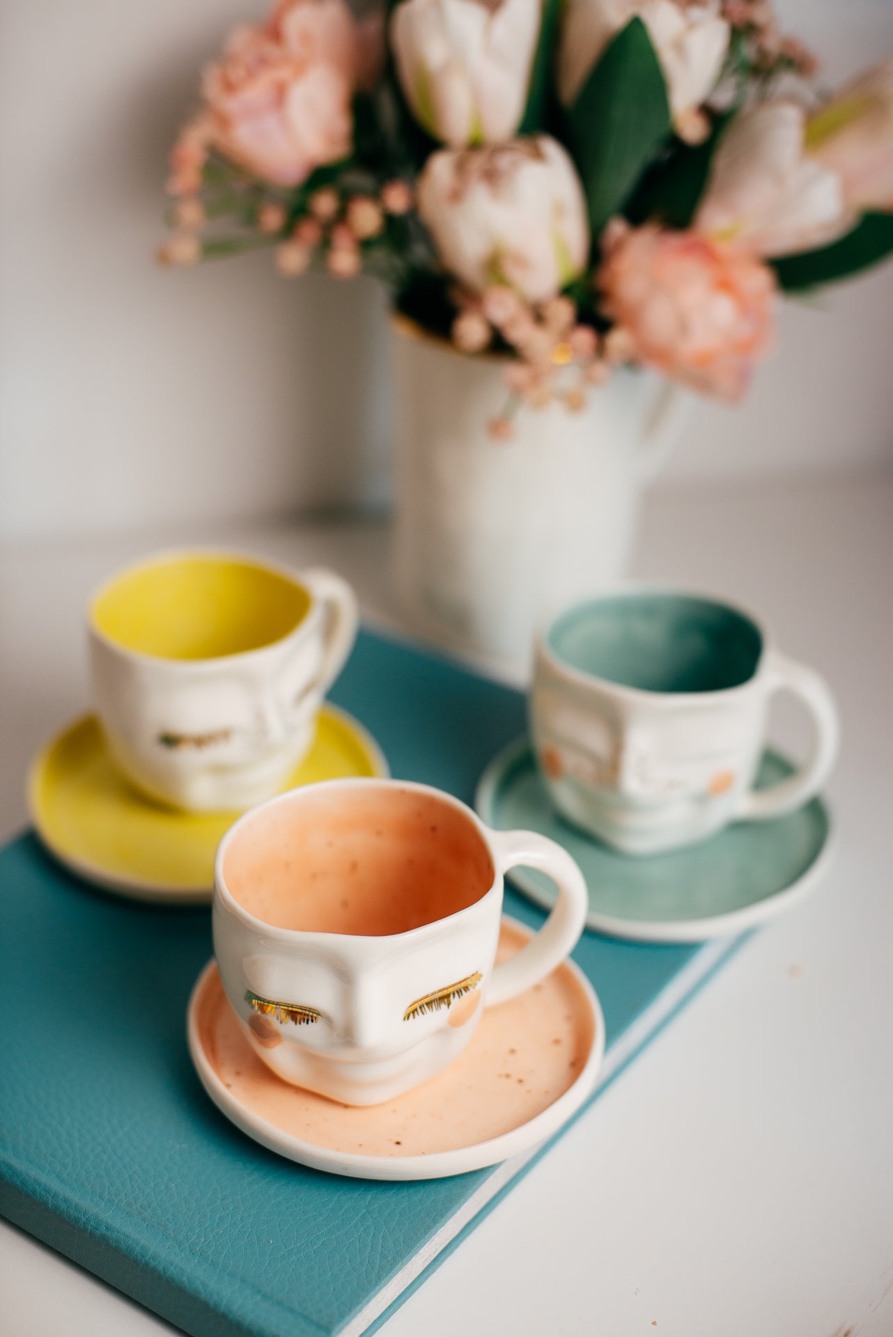 Happy face S size | Porcelain mug