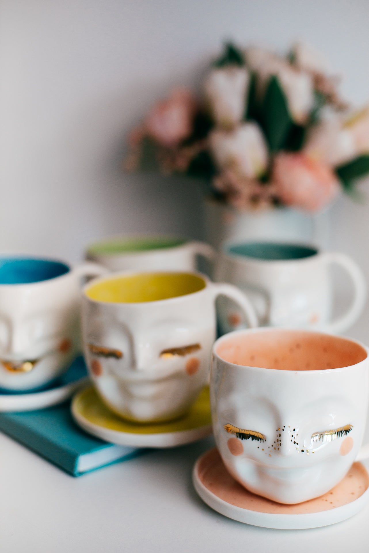Happy face M size | Porcelain mug