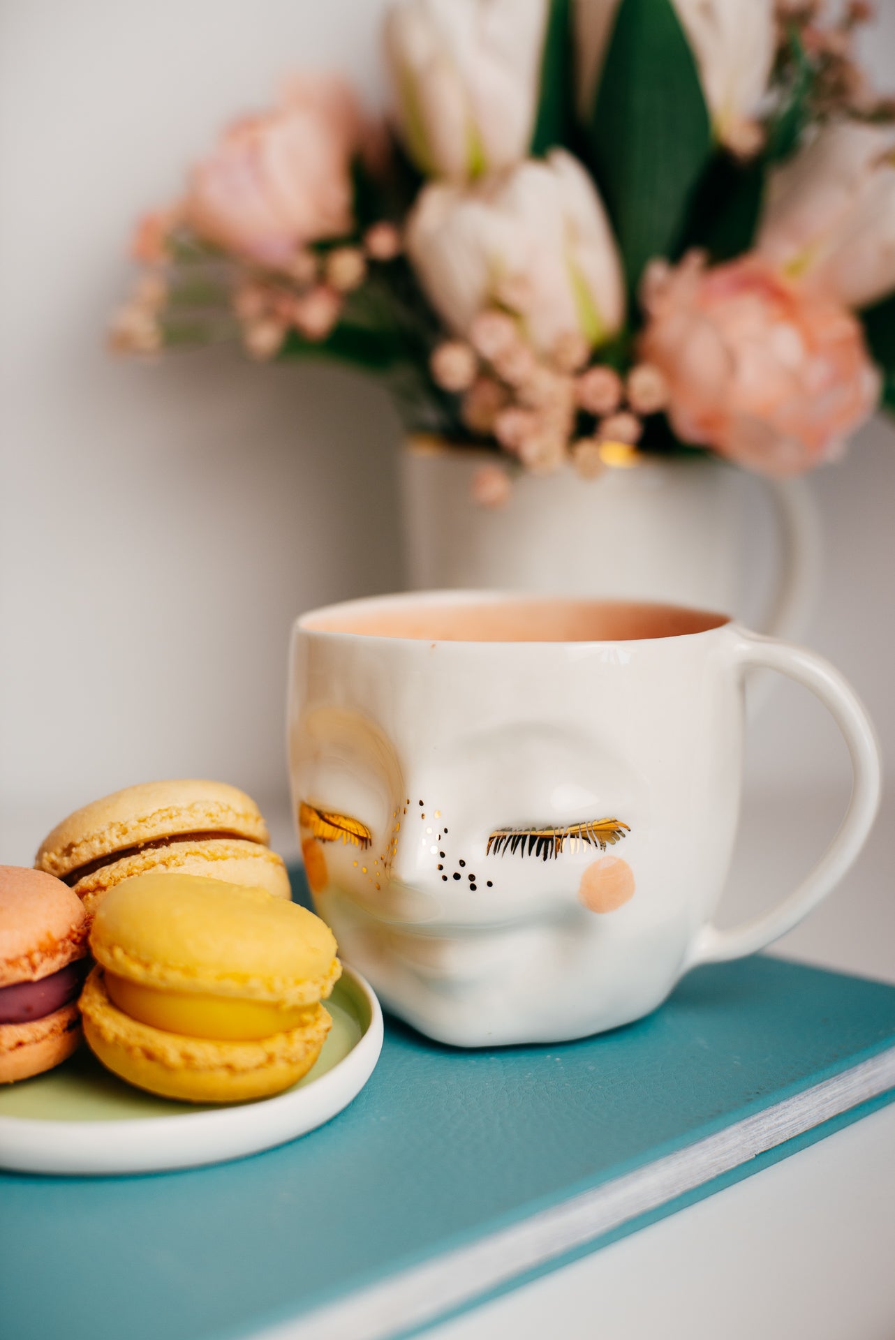 Happy face M size | Porcelain mug