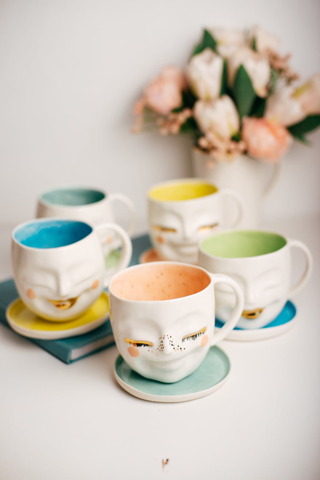Happy face M size | Porcelain mug