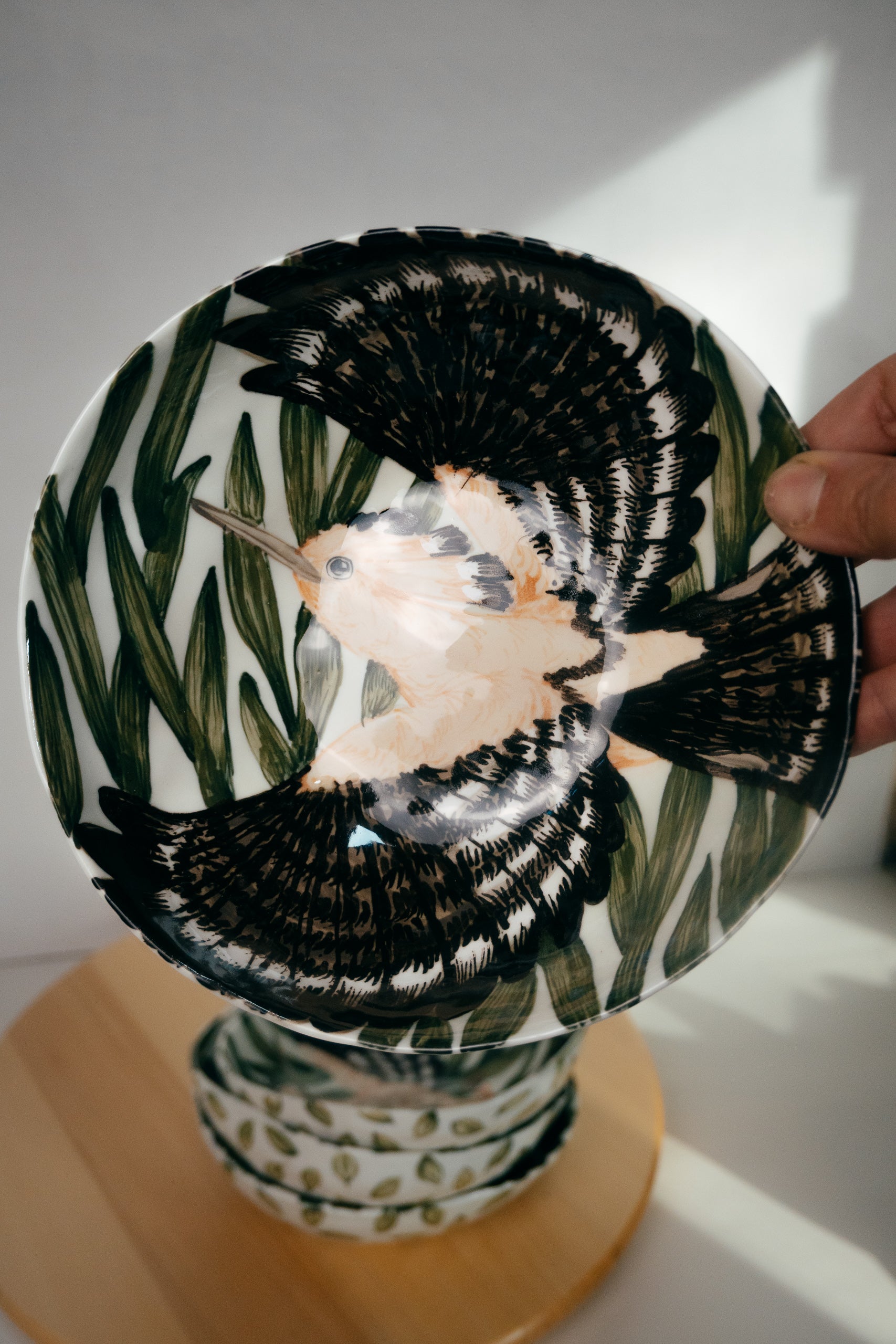 Hoopoe | Porcelain bowl