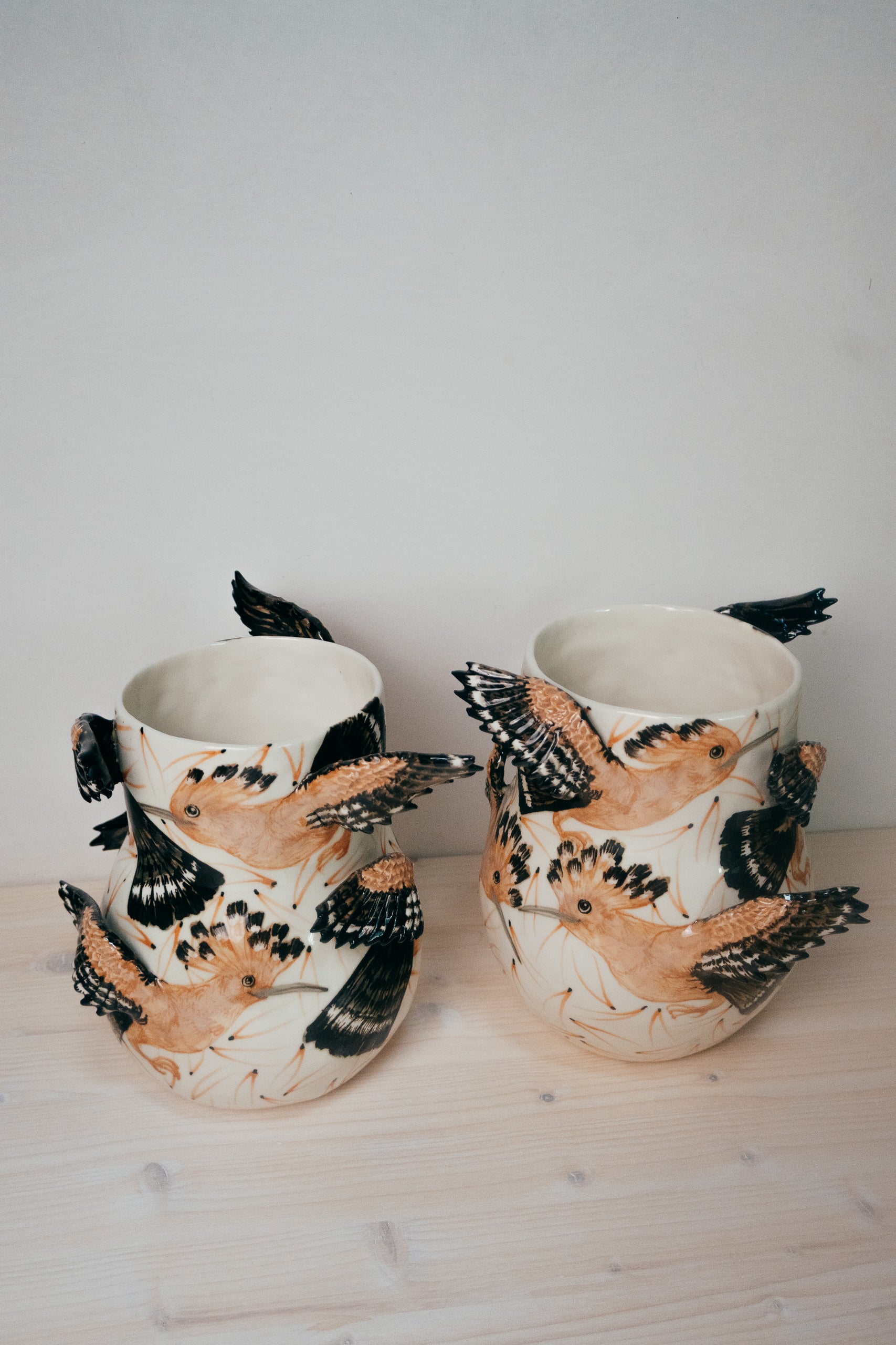 Hoopoe | Porcelain Vase