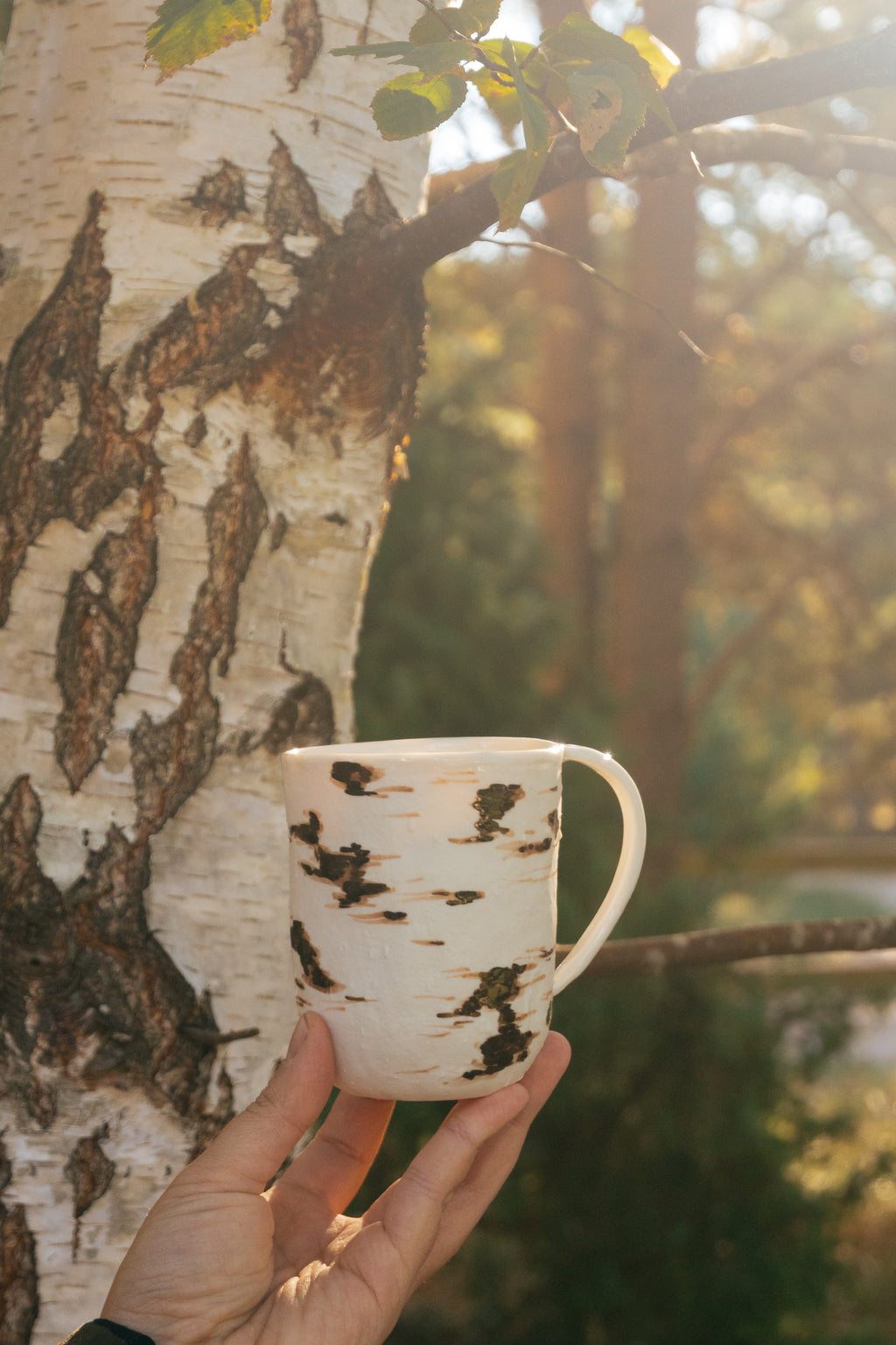 Birch | Porcelain mug