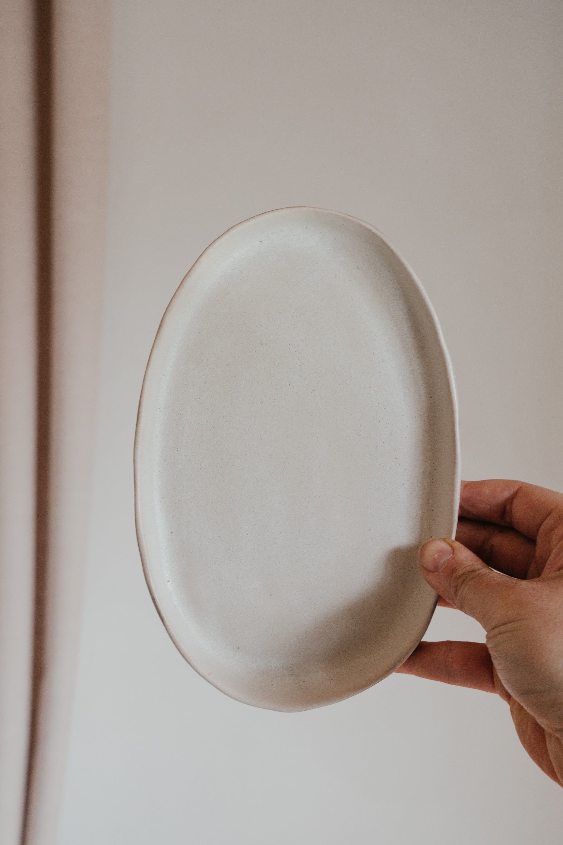 Elliptic plate | Stoneware