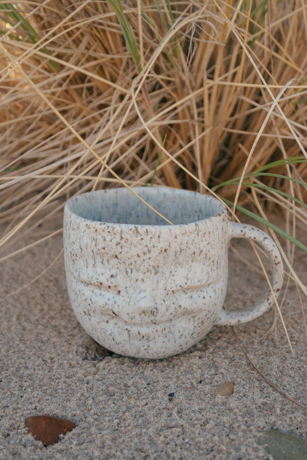 Stoneware Happy face mug