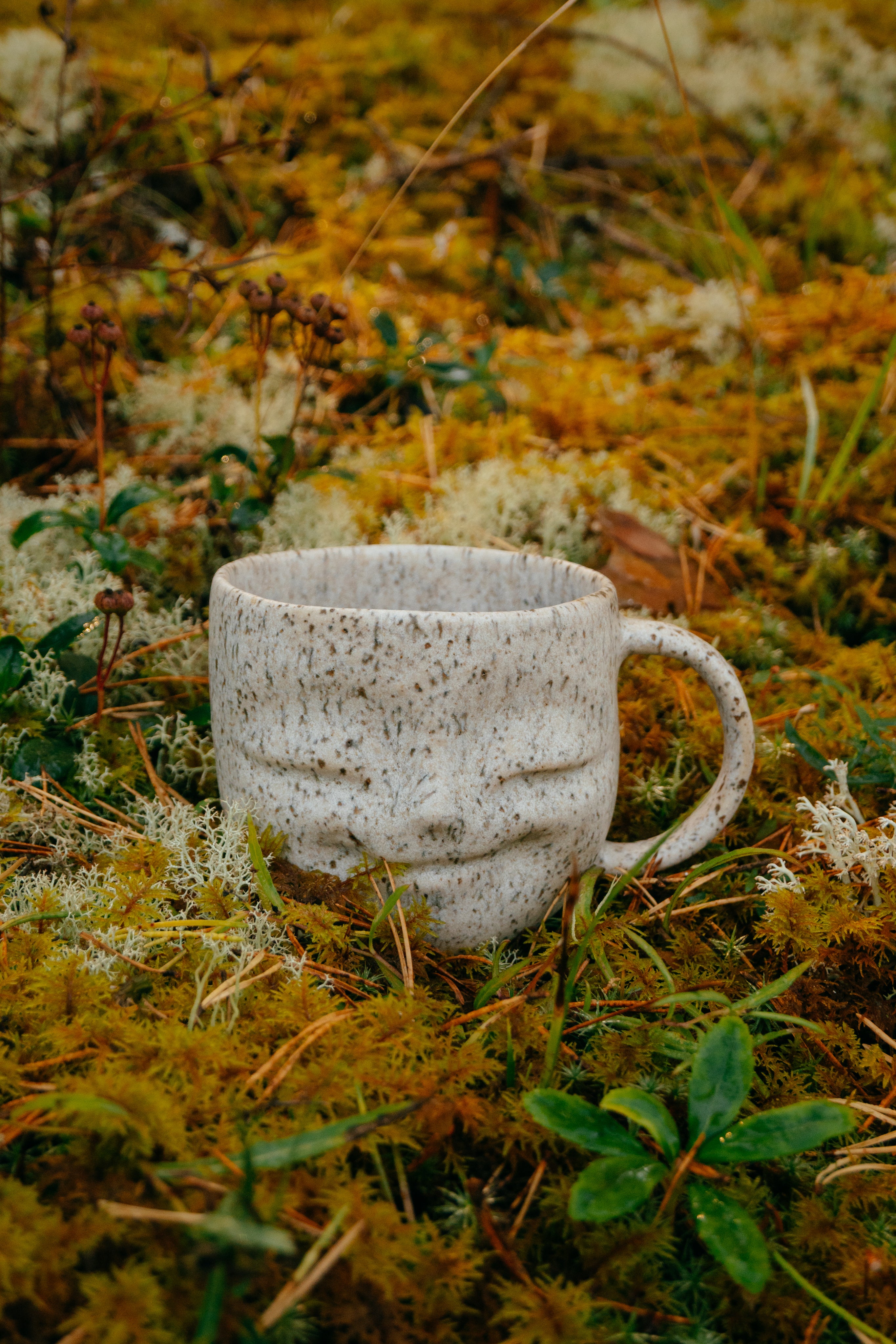 Stoneware Happy face mug