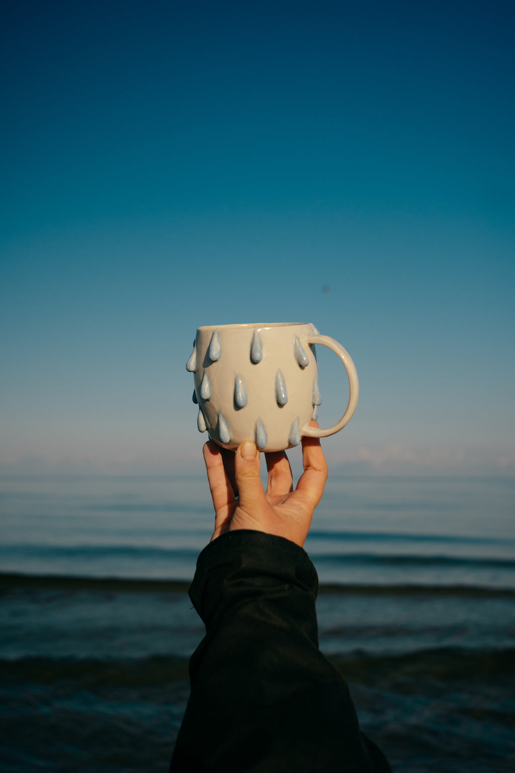Raindrops | Stoneware mug