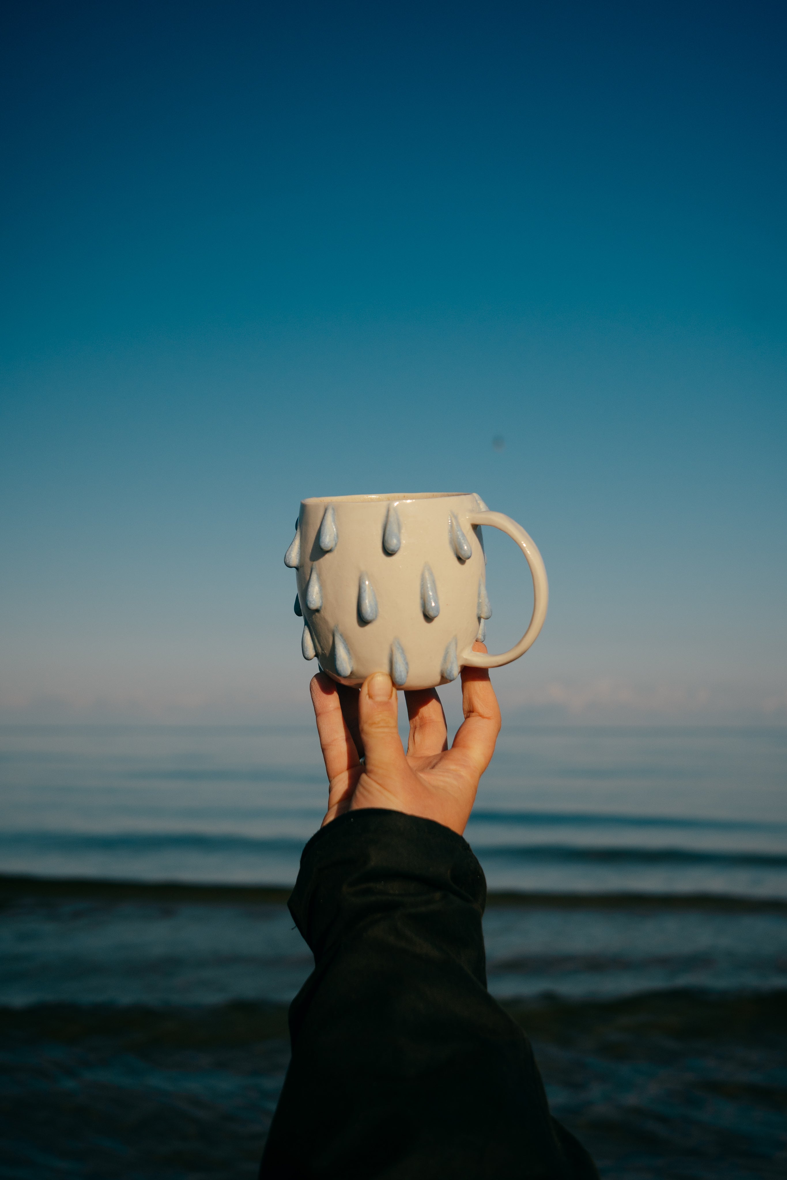 Raindrops | Stoneware mug
