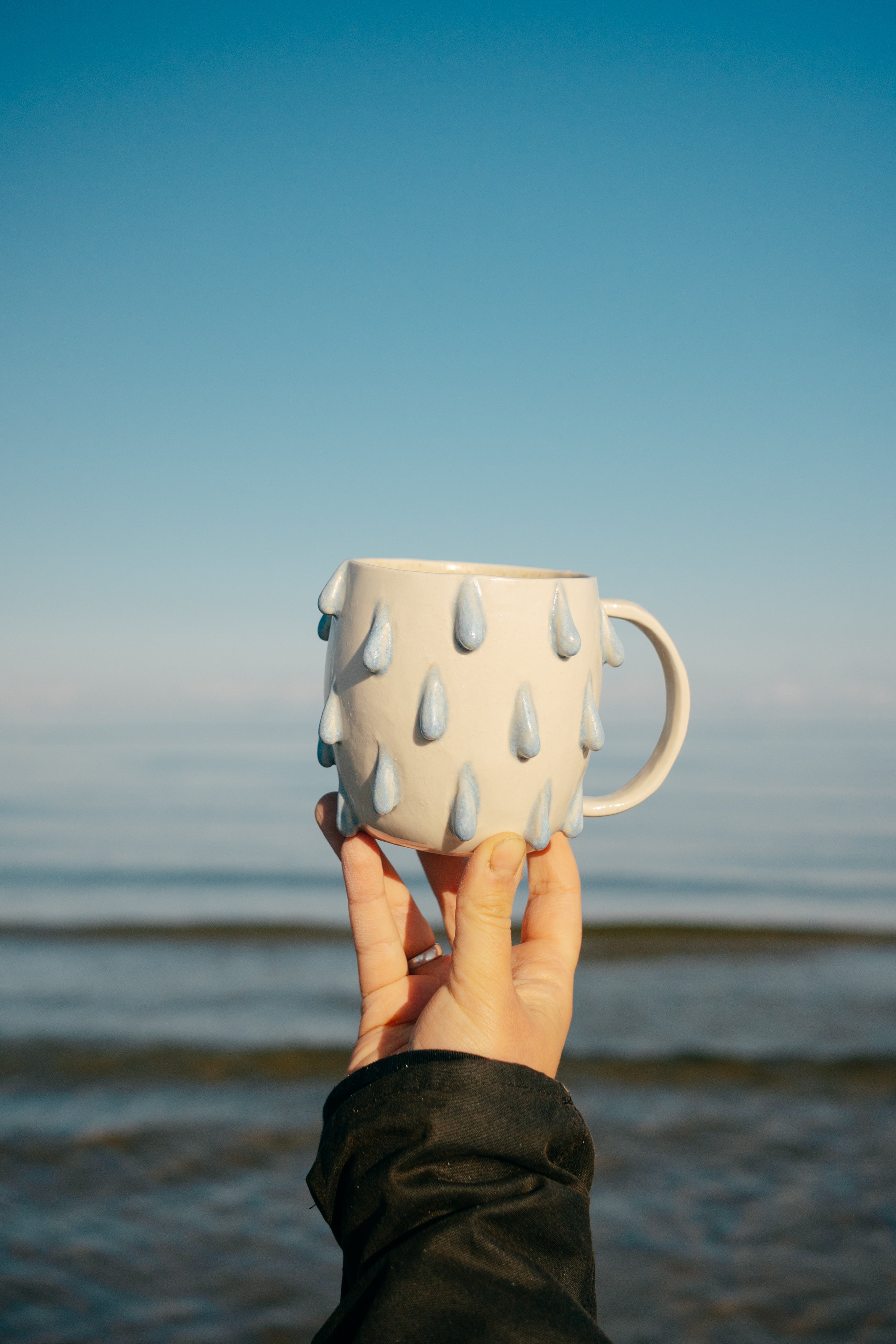 Raindrops | Stoneware mug