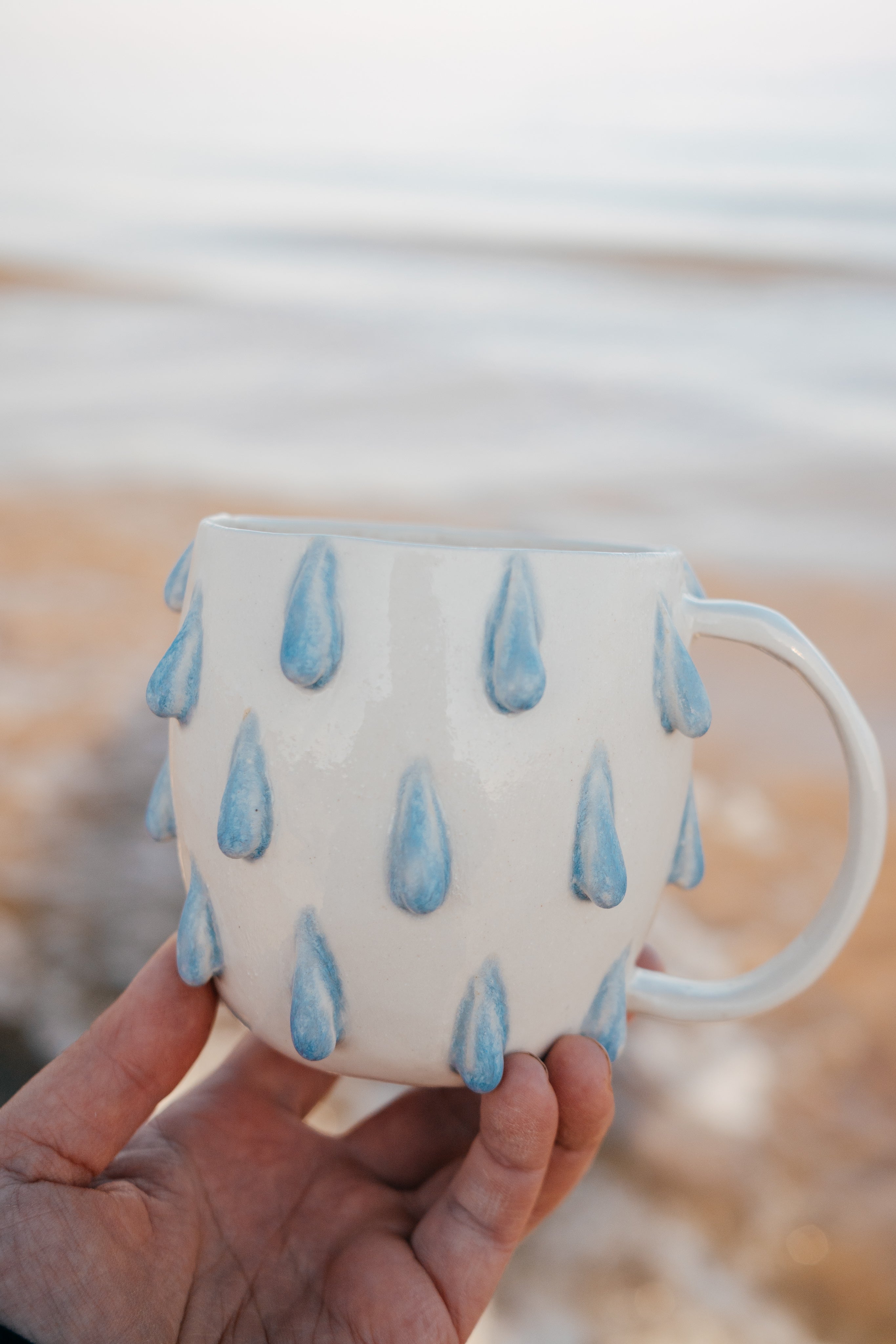 Raindrops | Stoneware mug