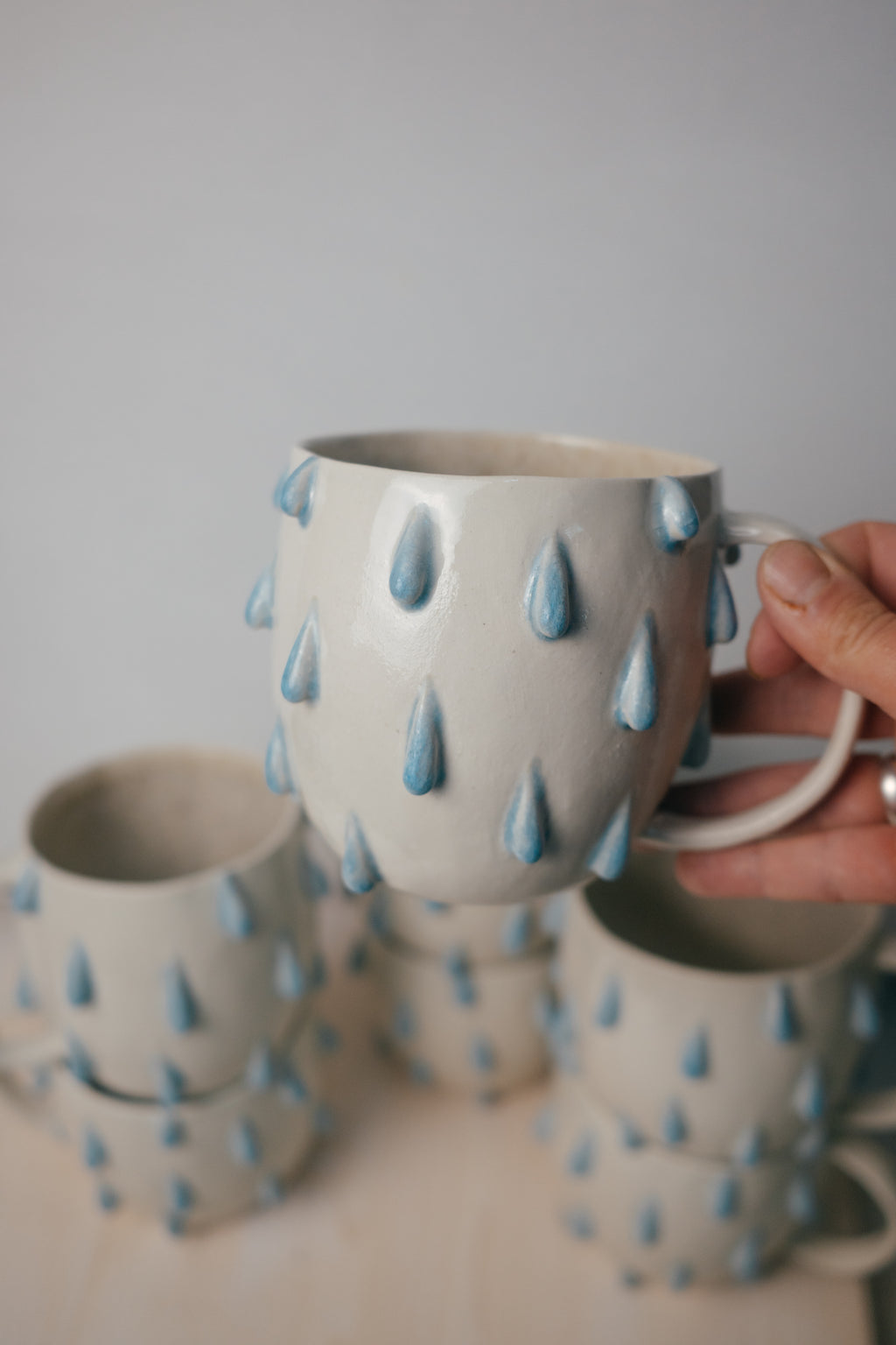 Raindrops | Stoneware mug