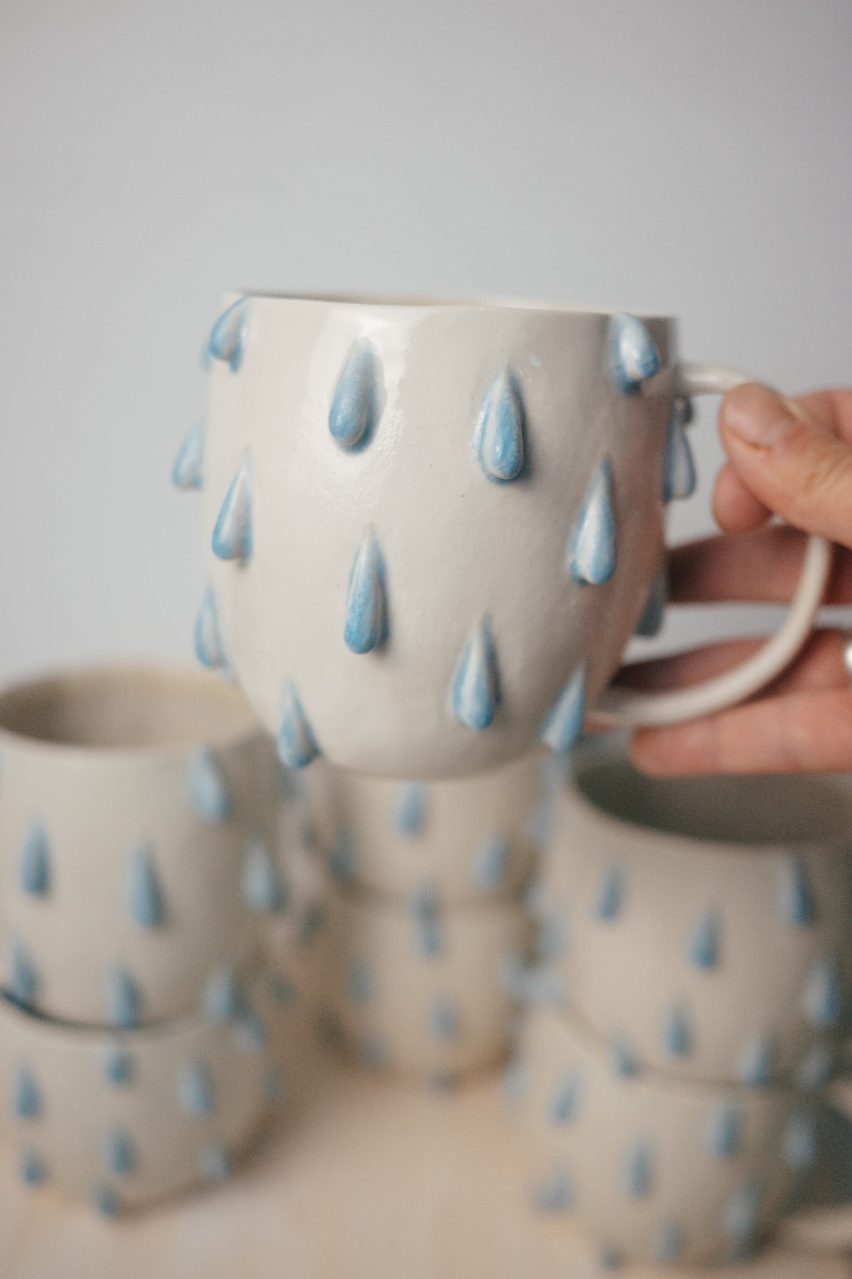 Raindrops | Stoneware mug