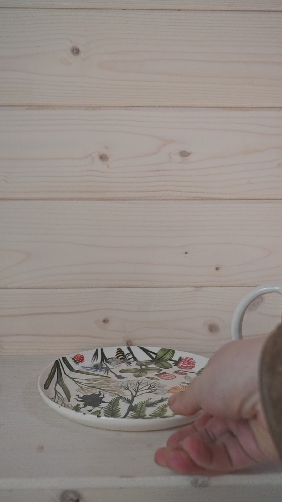 Vasaras pļava | Apgleznots porcelāna šķīvis