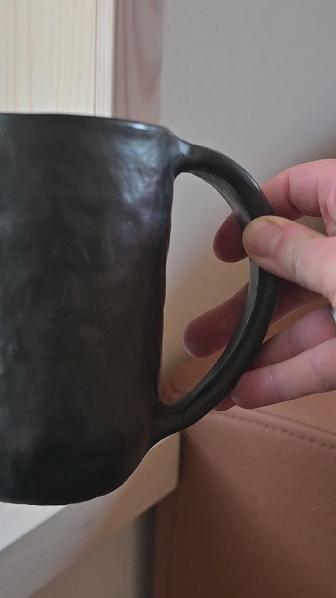 Black mug | Reduced Clay Ceramics