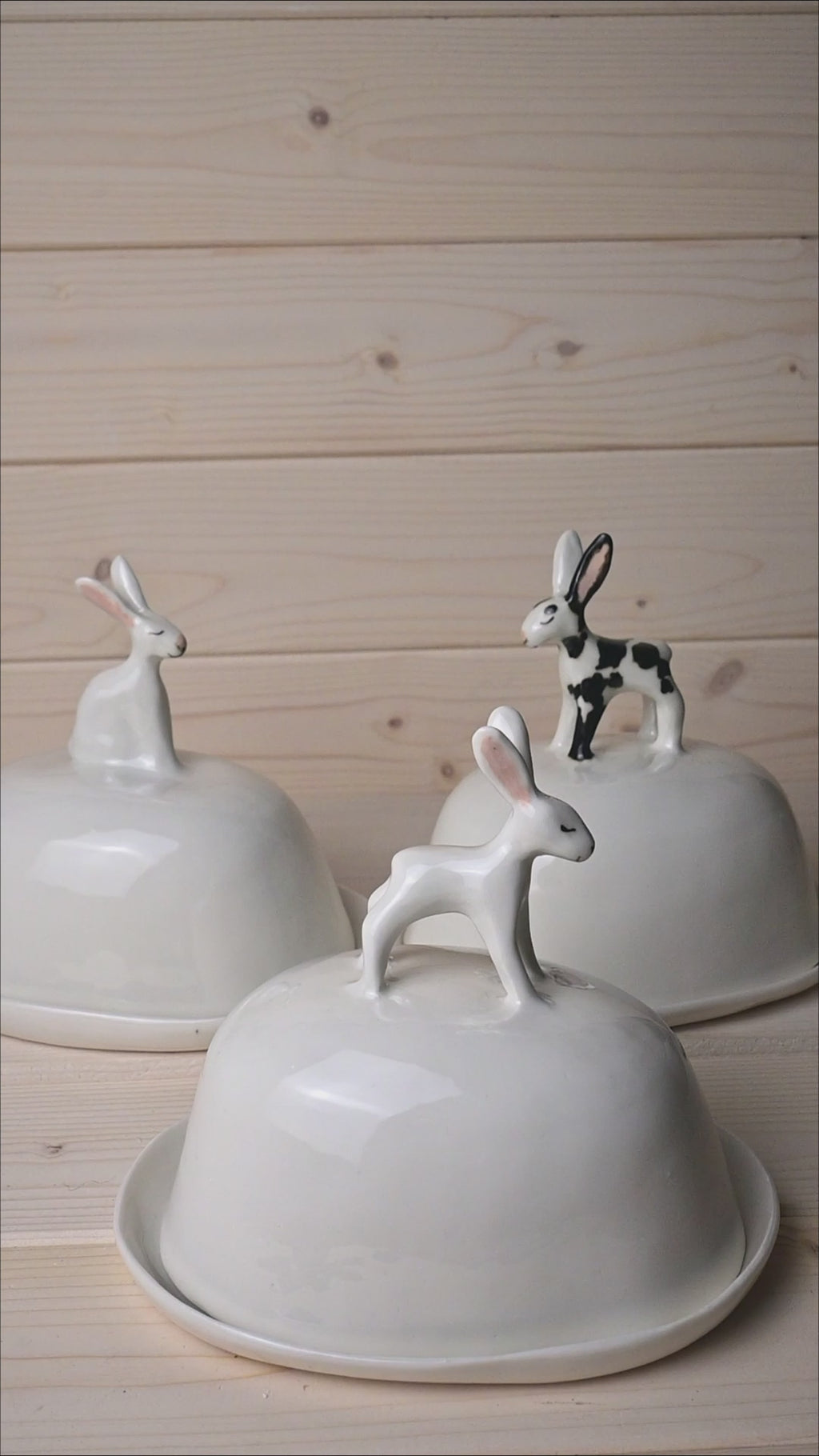 Bunny egg holder | Porcelain