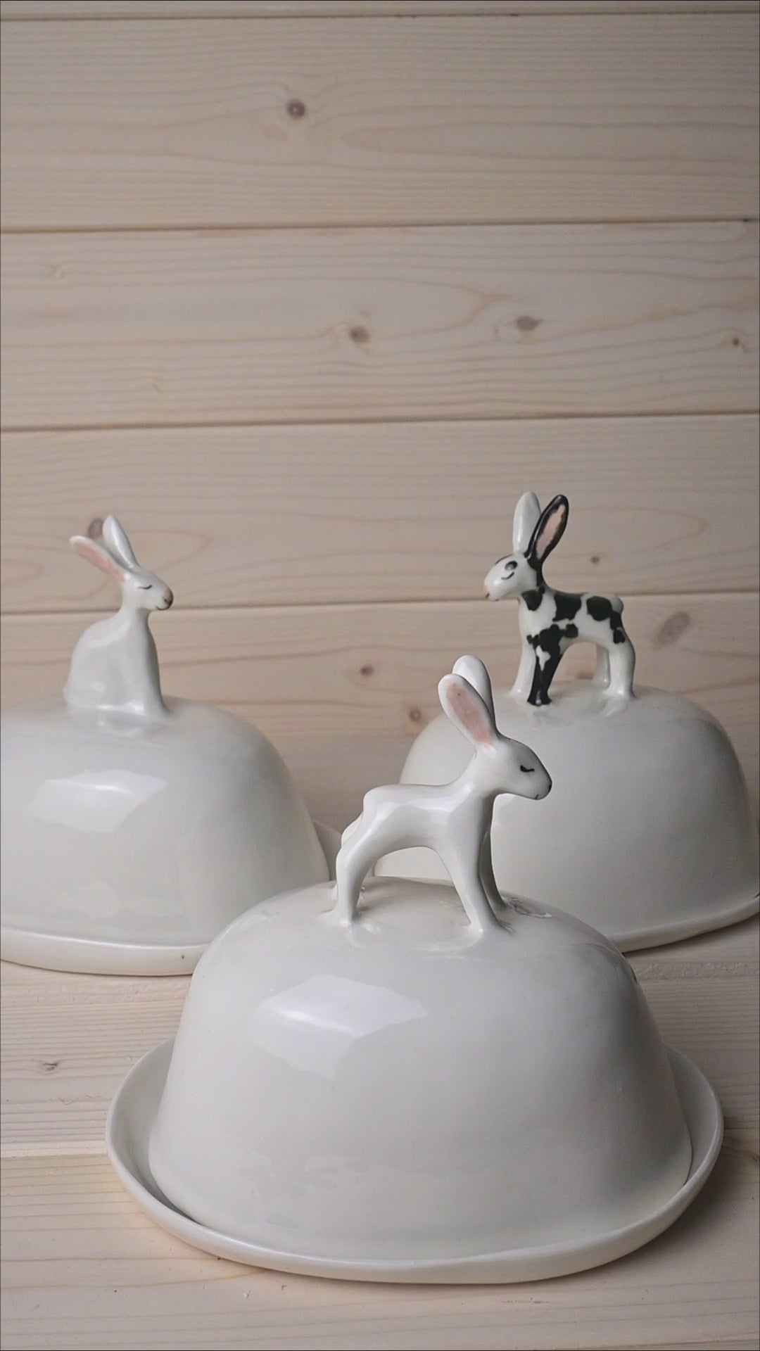 Bunny egg holder | Porcelain