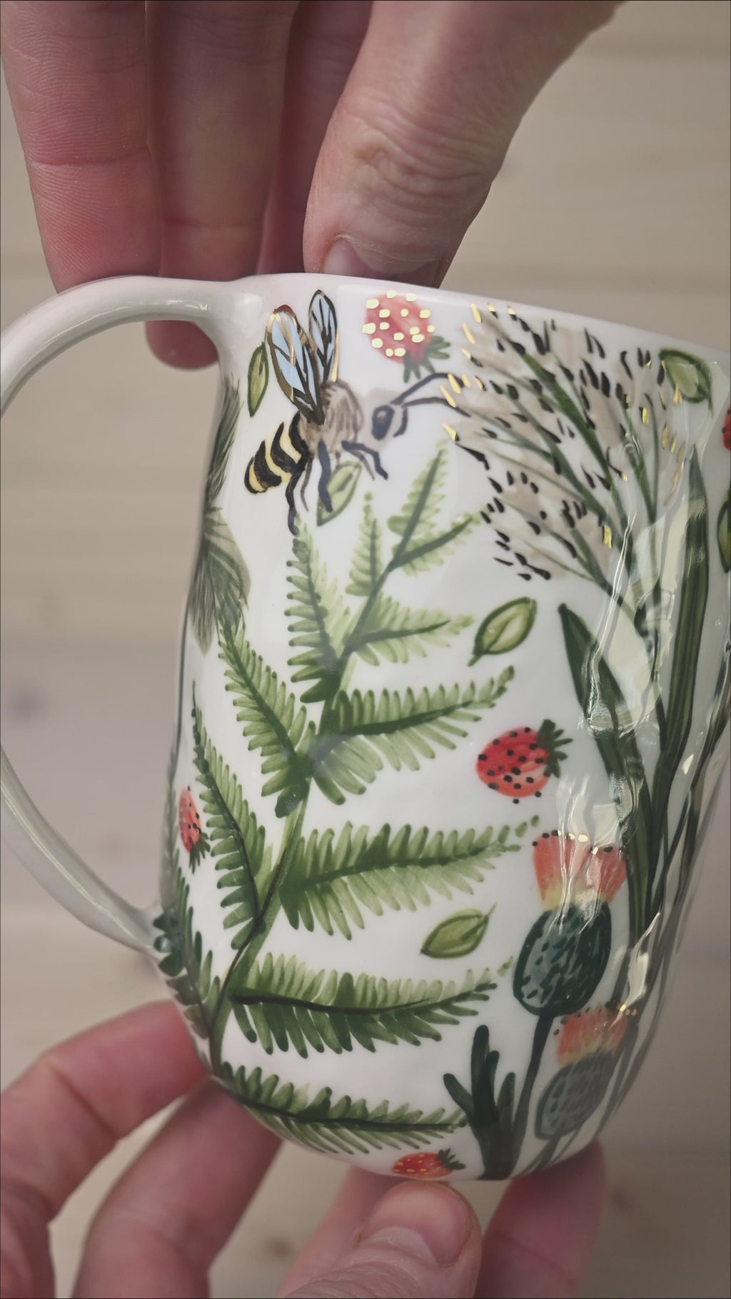 Vasaras pļava | Porcelāna krūze