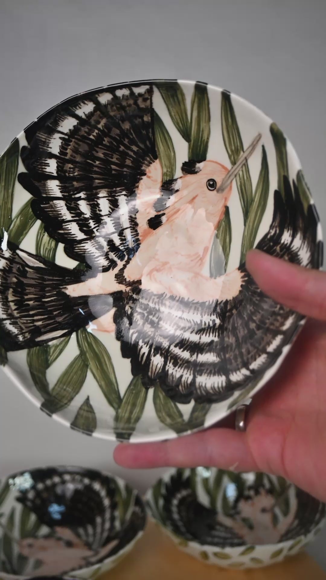 Hoopoe | Porcelain bowl