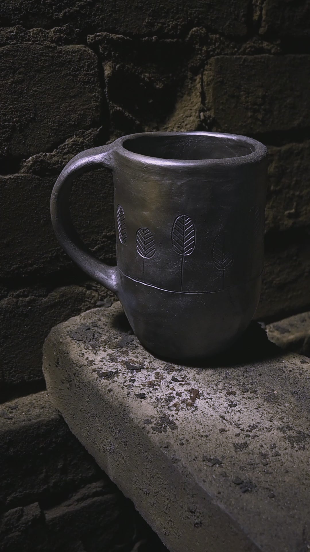 Forest mug | Reduced Clay Ceramics